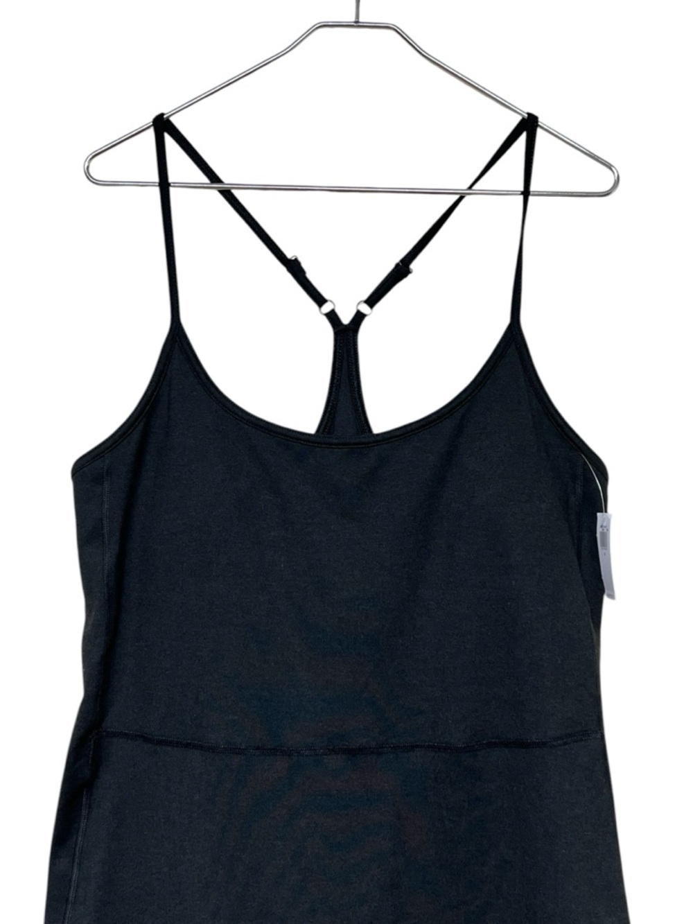 Old Navy NWT black cloud comfy athletic dress razor back built in shorts bra - Picture 5 of 12